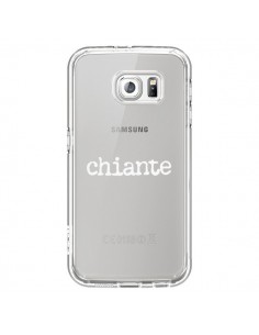 Coque Chiante Blanc Transparente pour Samsung Galaxy S6 -...
