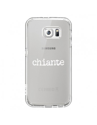 Coque Chiante Blanc Transparente pour Samsung Galaxy S6 - Maryline Cazenave