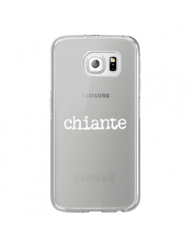 Coque Chiante Blanc Transparente pour Samsung Galaxy S6 Edge - Maryline Cazenave