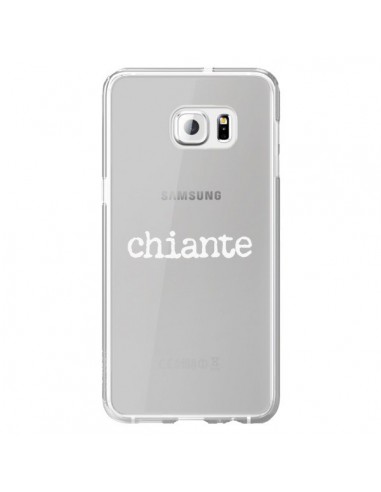 Coque Chiante Blanc Transparente pour Samsung Galaxy S6 Edge Plus - Maryline Cazenave