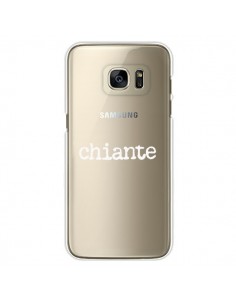 Coque Chiante Blanc Transparente pour Samsung Galaxy S7...