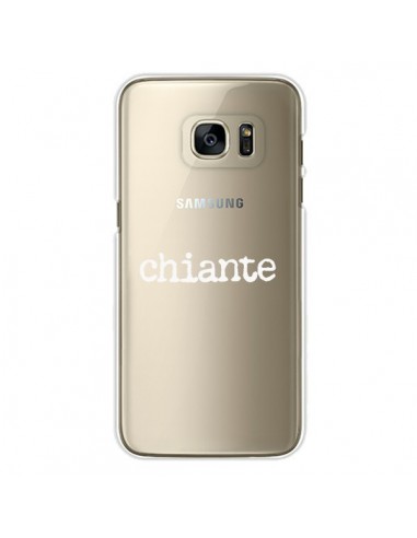 Coque Chiante Blanc Transparente pour Samsung Galaxy S7 Edge - Maryline Cazenave