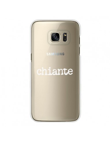 Coque Chiante Blanc Transparente pour Samsung Galaxy S7 Edge - Maryline Cazenave