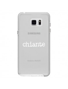 Coque Chiante Blanc Transparente pour Samsung Galaxy Note...