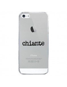 Coque iPhone 5/5S et SE Chiante Noir Transparente -...