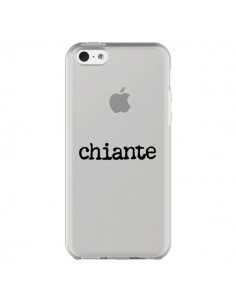 Coque iPhone 5C Chiante Noir Transparente - Maryline...