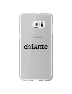 Coque Chiante Noir Transparente pour Samsung Galaxy S6...