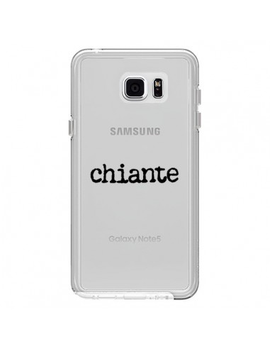 Coque Chiante Noir Transparente pour Samsung Galaxy Note 5 - Maryline Cazenave