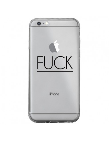 Coque iPhone 6 Plus et 6S Plus Fuck Transparente - Maryline Cazenave