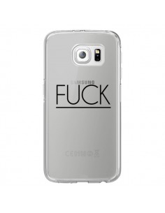 Coque Fuck Transparente pour Samsung Galaxy S6 Edge -...