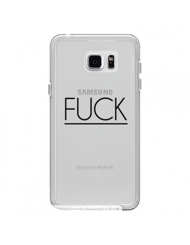 Coque Fuck Transparente pour Samsung Galaxy Note 5 - Maryline Cazenave
