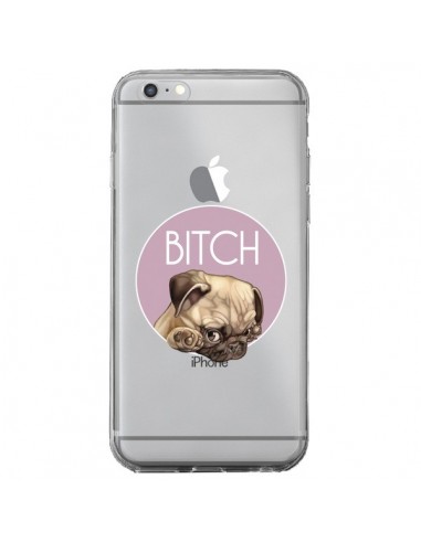 Coque iPhone 6 Plus et 6S Plus Bulldog Bitch Transparente - Maryline Cazenave