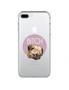 Coque iPhone 7 Plus et 8 Plus Bulldog Bitch Transparente...