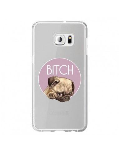 Coque Bulldog Bitch Transparente pour Samsung Galaxy S6 Edge Plus - Maryline Cazenave