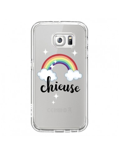 Coque Chieuse Arc En Ciel Transparente pour Samsung Galaxy S6 - Maryline Cazenave