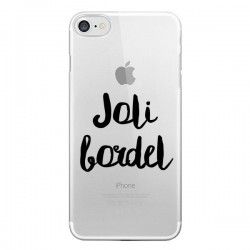 Coque iPhone 7/8 et SE 2020 Joli Bordel Transparente -...