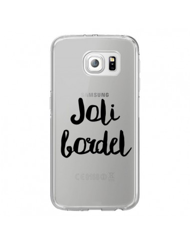 Coque Joli Bordel Transparente pour Samsung Galaxy S6 Edge - Maryline Cazenave