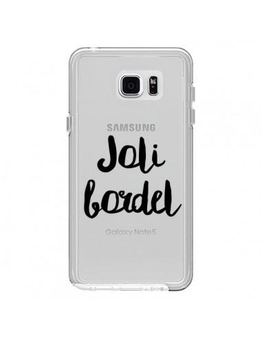 Coque Joli Bordel Transparente pour Samsung Galaxy Note 5 - Maryline Cazenave