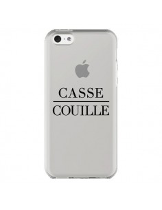 Coque iPhone 5C Casse Couille Transparente - Maryline...