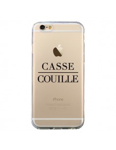 Coque iPhone 6 et 6S Casse Couille Transparente -...