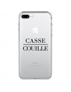 Coque iPhone 7 Plus et 8 Plus Casse Couille Transparente...