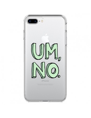 Coque iPhone 7 Plus et 8 Plus Um, No Transparente - Maryline Cazenave