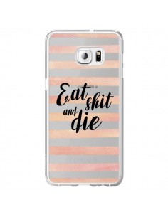 Coque Eat, Shit and Die Transparente pour Samsung Galaxy...