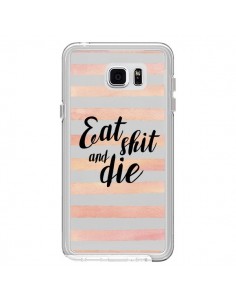 Coque Eat, Shit and Die Transparente pour Samsung Galaxy...