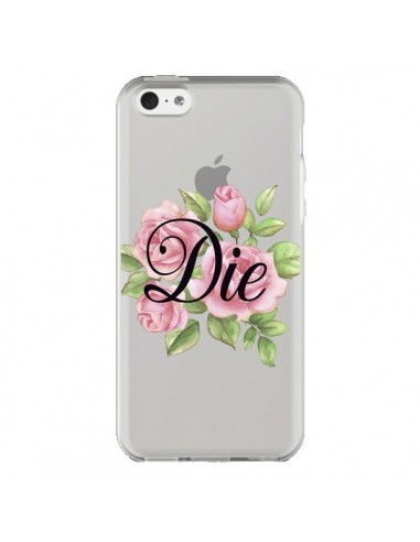 Coque iPhone 5C Die Fleurs Transparente - Maryline Cazenave