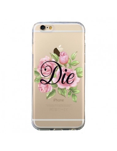 Coque iPhone 6 et 6S Die Fleurs Transparente - Maryline Cazenave