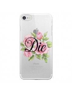 Coque iPhone 7/8 et SE 2020 Die Fleurs Transparente -...