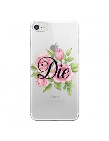 Coque iPhone 7/8 et SE 2020 Die Fleurs Transparente - Maryline Cazenave