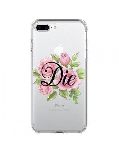 Coque iPhone 7 Plus et 8 Plus Die Fleurs Transparente - Maryline Cazenave
