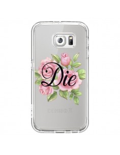 Coque Die Fleurs Transparente pour Samsung Galaxy S6 -...