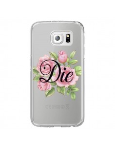 Coque Die Fleurs Transparente pour Samsung Galaxy S6 Edge...