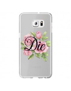 Coque Die Fleurs Transparente pour Samsung Galaxy S6 Edge...