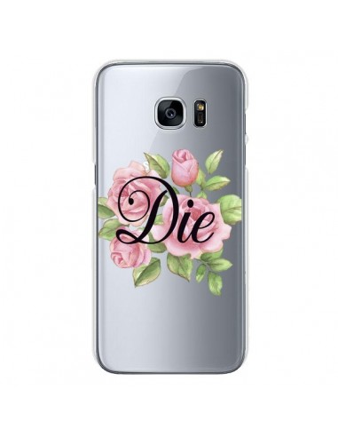 Coque Die Fleurs Transparente pour Samsung Galaxy S7 - Maryline Cazenave