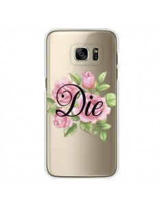 Coque Die Fleurs Transparente pour Samsung Galaxy S7 Edge...