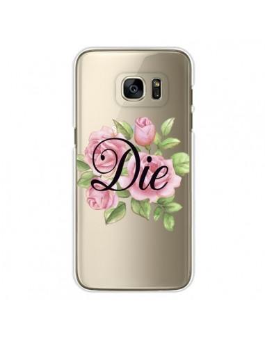 Coque Die Fleurs Transparente pour Samsung Galaxy S7 Edge - Maryline Cazenave