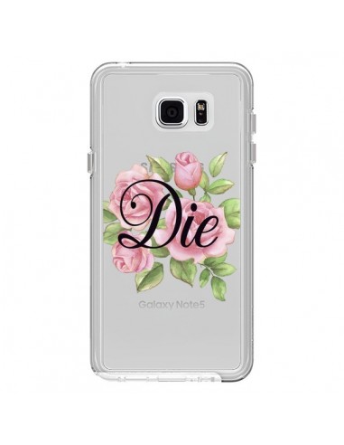 Coque Die Fleurs Transparente pour Samsung Galaxy Note 5 - Maryline Cazenave