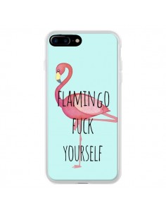 Coque iPhone 7 Plus et 8 Plus Flamingo Fuck Yourself -...