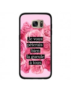 Coque Je vous pèterais Fleurs pour Samsung Galaxy S7 Edge...