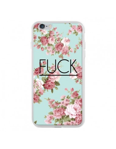 Coque iPhone 6 Plus et 6S Plus Fuck Fleurs - Maryline Cazenave