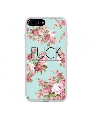 Coque iPhone 7 Plus et 8 Plus Fuck Fleurs - Maryline Cazenave
