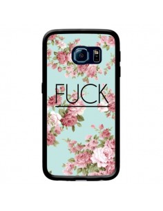 Coque Fuck Fleurs pour Samsung Galaxy S6 Edge - Maryline...