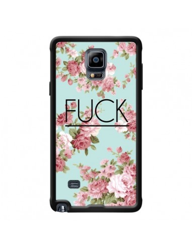 Coque Fuck Fleurs pour Samsung Galaxy Note 4 - Maryline Cazenave