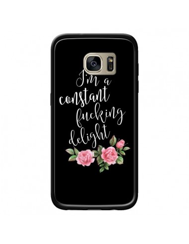 Coque Fucking Delight Fleurs pour Samsung Galaxy S7 Edge - Maryline Cazenave