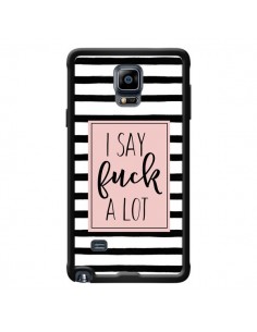Coque Say Fuck A Lot Bandes pour Samsung Galaxy Note 4 -...