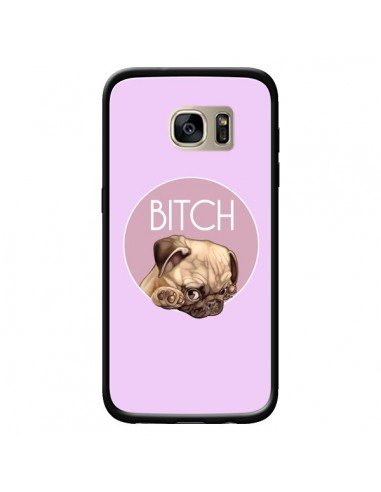 Coque Bulldog Bitch pour Samsung Galaxy S7 Edge - Maryline Cazenave