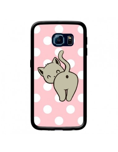 Coque Chat Chaton Pois pour Samsung Galaxy S6 Edge - Maryline Cazenave